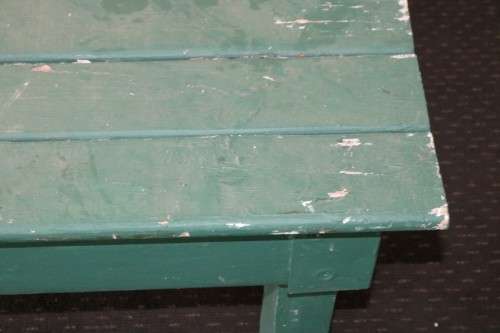 A rustic wooden painted occasional table on castors - perfect to re-paint/ shabby chic - RS17Sale