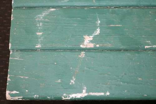 A rustic wooden painted occasional table on castors - perfect to re-paint/ shabby chic - RS17Sale