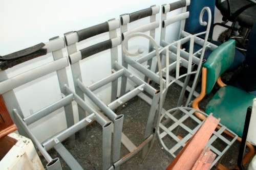 "Job Lot" Assorted furniture incl. a cabinet, sash window & more perfect for restoration; RS17Sale