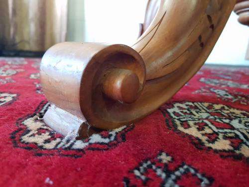 PRICE REDUCED! Antique Victorian Walnut dining room suite w exquisitely carved detailing - STUNNING