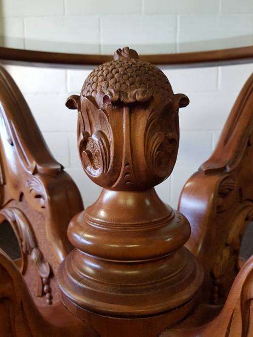 PRICE REDUCED! Antique Victorian Walnut dining room suite w exquisitely carved detailing - STUNNING