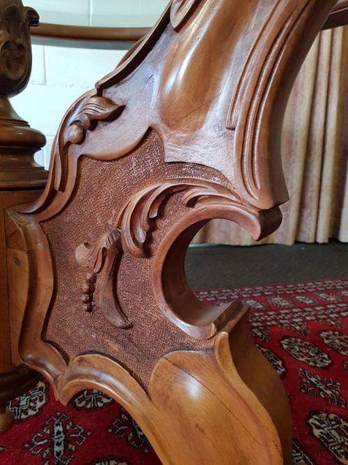 PRICE REDUCED! Antique Victorian Walnut dining room suite w exquisitely carved detailing - STUNNING