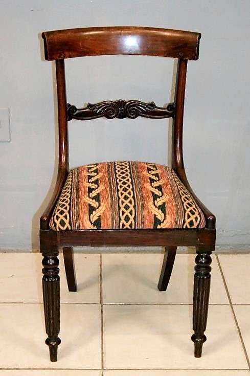 Awesome solid teak occasional chair w/ a beautiful upholstered seat in awesome condition - RS17Sale