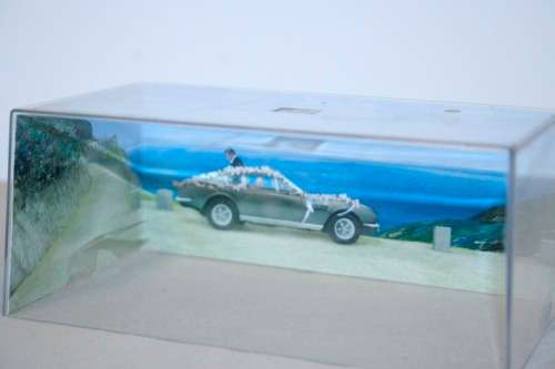 A James Bond 007 "Mercedes 600" die cast model car from the movie "On her Majesty's secret service"