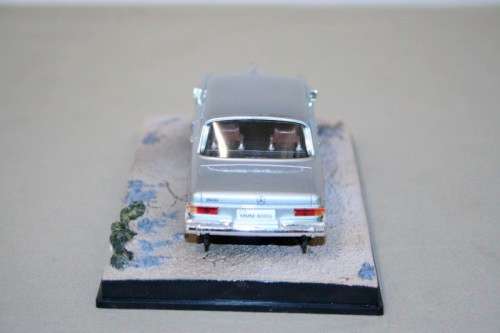A James Bond 007 "Mercedes 600" die cast model car from the movie "On her Majesty's secret service"