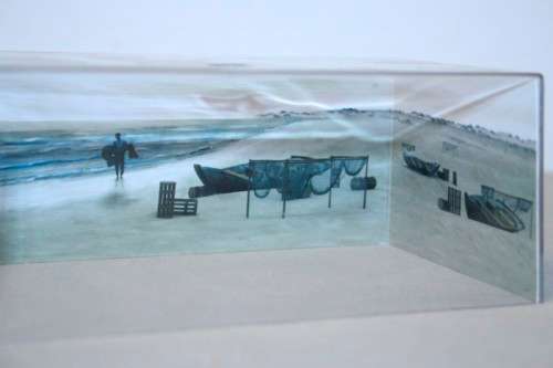 A James Bond 007 Aston Martin DBS die cast model car from the movie "On her Majesty's secret service