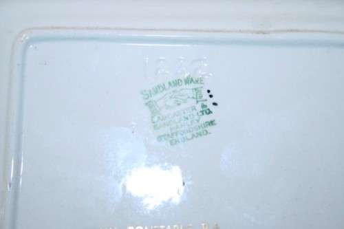 A superb pair of vintage "Lancaster & Sandland" porcelain plates w/ "John Constable" transfer prints