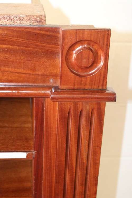 An awesome 49 bottle (floor cabinet) wine rack with individual wine bottle slots and sections