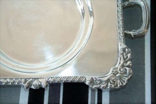 A beautiful vintage "Seranco" silver plated lidded breakfast butter dish with ornate mounts
