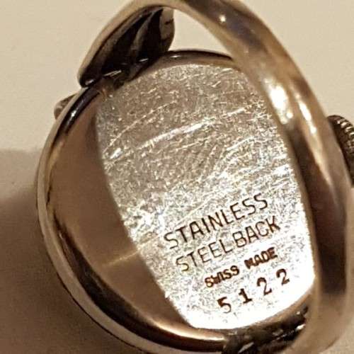 An incredibly rare antique Art Deco Swiss made "Union Special" 17 Jewel Incabloc ladies ring-watch