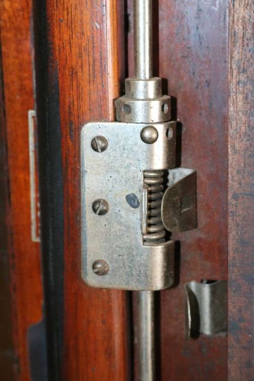 **RS17** An awesome (c1930) "Ellams Duplicators" mimeograph in a cabinet with the original roller