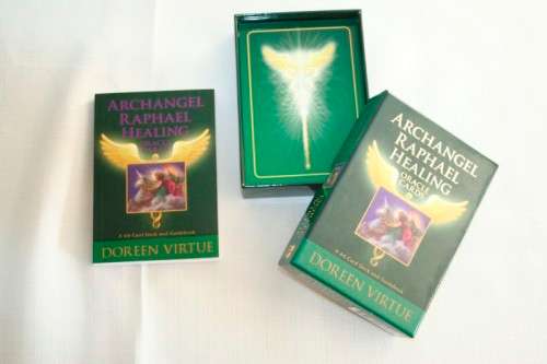 Doreen Virtue's "Archangel Raphael" boxed Oracle Cards - 44 card deck and guidebook - RS17Sale
