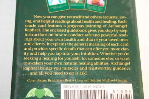 Doreen Virtue's "Archangel Raphael" boxed Oracle Cards - 44 card deck and guidebook - RS17Sale