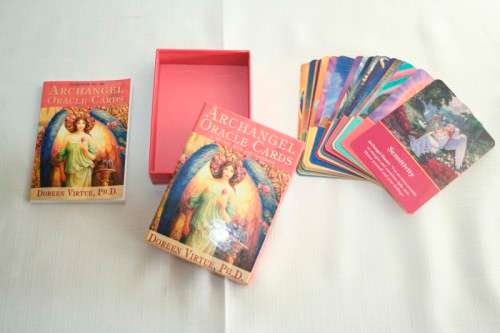 Doreen Virtue's "Archangel" boxed Oracle Cards - A 45 card deck and guidebook - RS17Sale