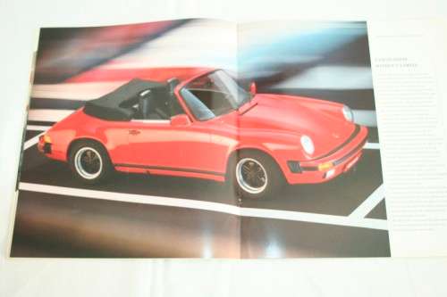 An incredible and rare 1989 "Porsche" vehicle Marques overview brochure including the 944, 911 & 928