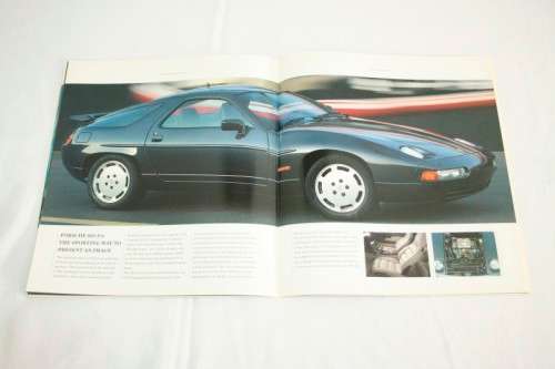An incredible and rare 1989 "Porsche" vehicle Marques overview brochure including the 944, 911 & 928