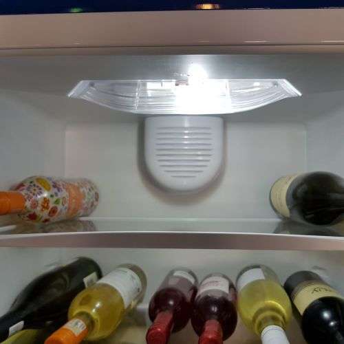 An incredible Royal Blue SMEG 304L fridge-freezer combo "50's Retro Style Aesthetic" look