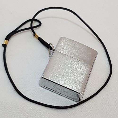 A stunning authentic Zippo "Classic brushed chrome" lighter in excellent condition in original box