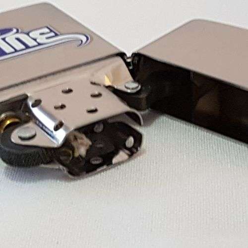 **RS17** An amazing authentic Zippo "South African Rugby" BULLS brushed chrome lighter