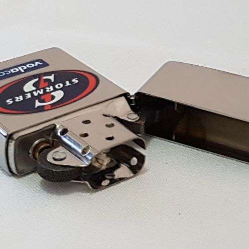 **RS17** Magnificent authentic Zippo South African Rugby" STORMERS brushed chrome lighter