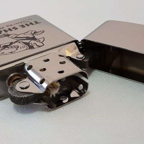 A fantastic authentic Zippo "South African Rugby" THE SHARKS brushed chrome lighter - awesome!