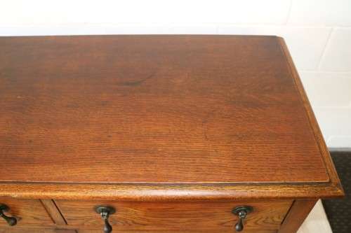 A superb Victorian (c1890) antique Honeyed-Oak double-drawer hall table in stunning condition - WOW!