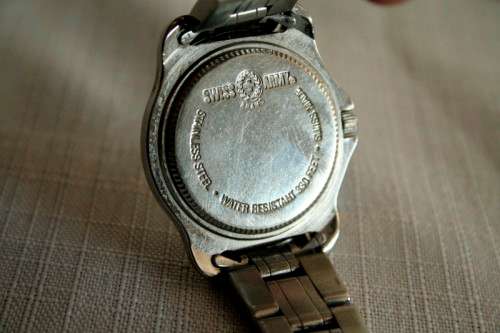 An awesome vintage original two-tone ladies Swiss Army wrist watch in awesome condition