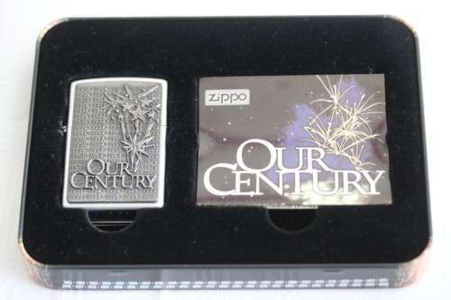 **RS17** A original c1999 "Our Century - The Last Zippo Collectable of the 20th Century" in a box!