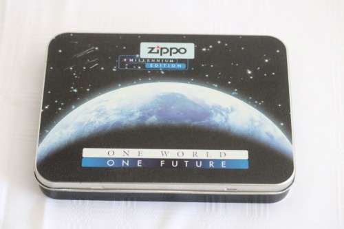 A stunning "Millennium Edition" original Titanium coated Zippo - unused and in the original box!!