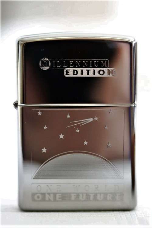 A stunning "Millennium Edition" original Titanium coated Zippo - unused and in the original box!!
