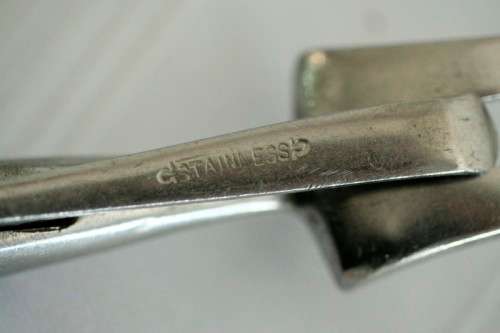 A stunning vintage boxed bone handle style carving knife and fork set with a sharpening steel