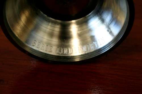 2x stunning and beautifully made ornate repousse original German made Frieling pewter cups- RS17Sale