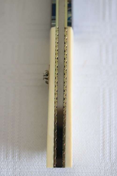 PREMIUM GIFT! Rare Erich Vosloo Spider's Nest folding knife w/ two diamonds in 18ct Gold & Titanium