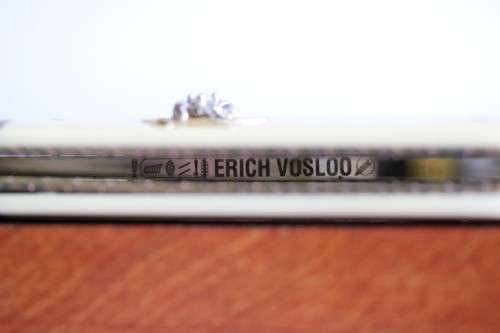 PREMIUM GIFT! Rare Erich Vosloo Spider's Nest folding knife w/ two diamonds in 18ct Gold & Titanium