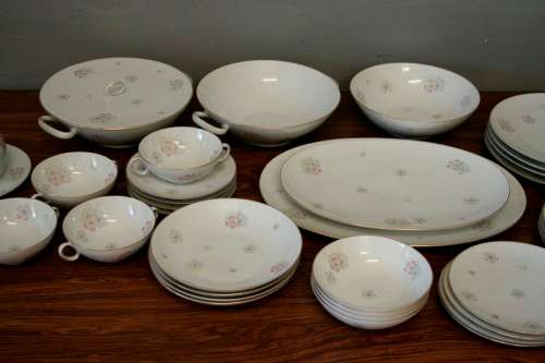 An incredible original vintage "Thomas" of Germany (Rosenthal) fine porcelain dinner service