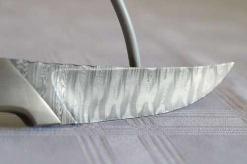 An amazing and very rare original Fanie La Grange custom made knife with a wooden handle!!