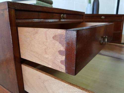 Two wonderfully charming Retro 1970's bedside pedestals a low design and two spacious drawers each!!