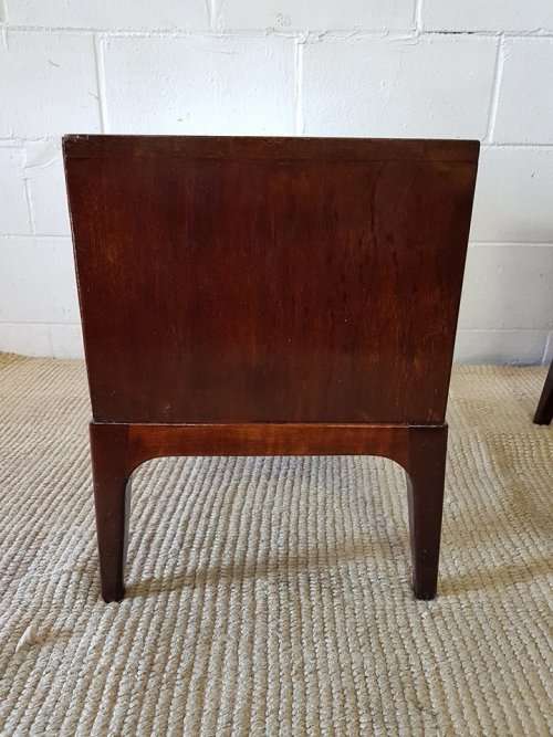 Two wonderfully charming Retro 1970's bedside pedestals a low design and two spacious drawers each!!