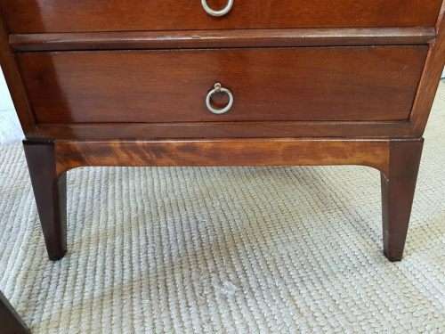 Two wonderfully charming Retro 1970's bedside pedestals a low design and two spacious drawers each!!