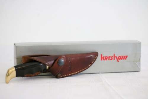 A wonderful and high-quality Kershaw 1030 "Deer Hunter" knife with its original box and sheath!!