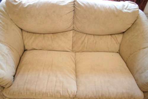 A fantastic, large comfortable four piece Beige lounge suite, perfect in informal lounges!