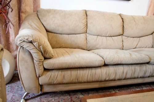 A fantastic, large comfortable four piece Beige lounge suite, perfect in informal lounges!