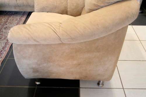 A fantastic, large comfortable four piece Beige lounge suite, perfect in informal lounges!