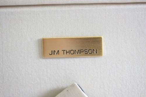 **RS17** A lovely and charming original "Jim Thompson" pure Silk free-standing photo frame