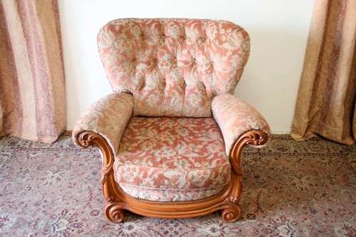 A gorgeous "Baroque Rococo" styled upholstered lounge suite with incredible carved detailing