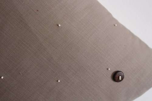 **RS17** Three two-tone scatter cushions in a stunning quality fabric - price/ bid per cushion