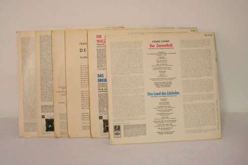 An amazing collection of 6x German music vinyl LPs in good condition. RS17Sale