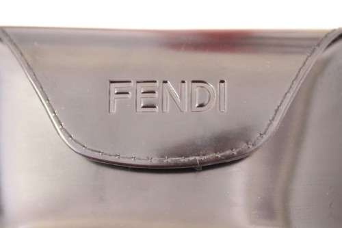 A beautiful pair of original Fendi ladies tortoise shell style sunglasses in its original case