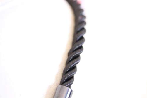 **RS17** An awesome & unusual skull necklace w/ black stones & diamante & a "skull" bracelet