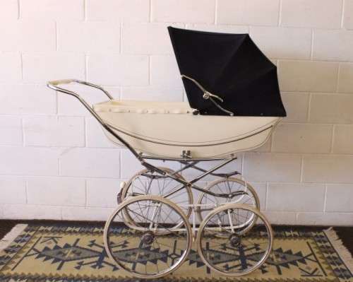 Other Antiques Collectables A rare vintage British made Marmet coach built pram with drop down canopy foot brake more was listed for 2 499.00 on 16 Jan at 13 46 by Lifespace in